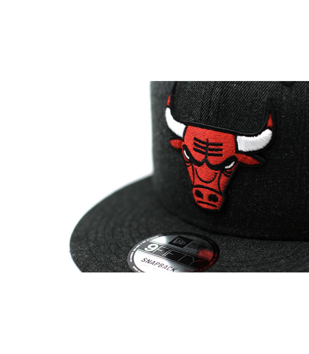 Bulls di erica nera di snapback Bulls di erica nera di snapback